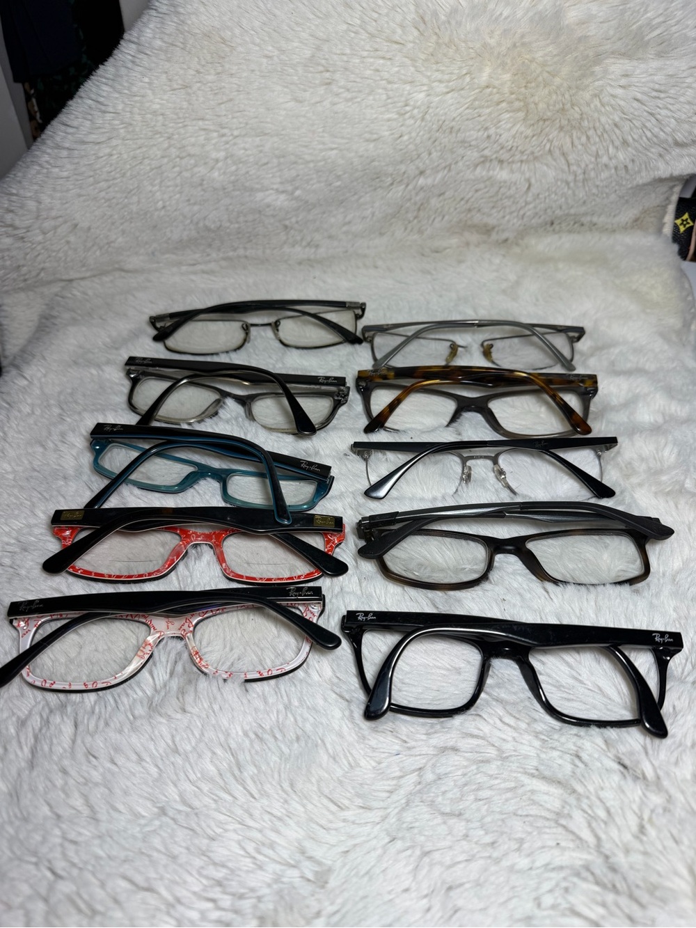 Lot fo 10 ray ban Frames eyeglasses all Genuine - Picture 2 of 7